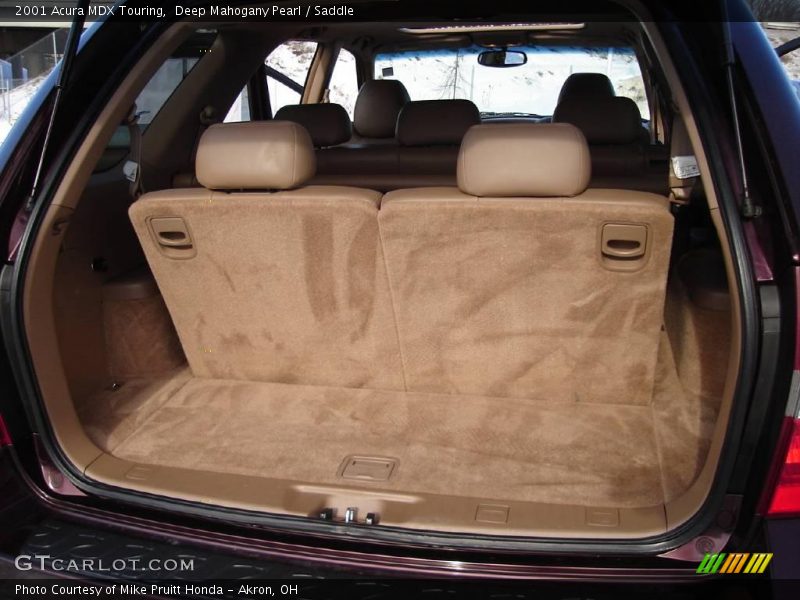 Deep Mahogany Pearl / Saddle 2001 Acura MDX Touring