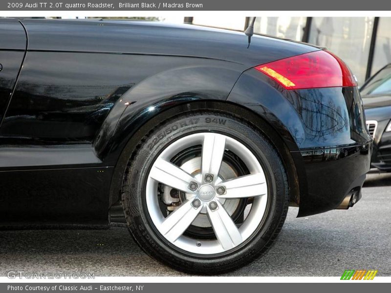 Brilliant Black / Madras Brown 2009 Audi TT 2.0T quattro Roadster