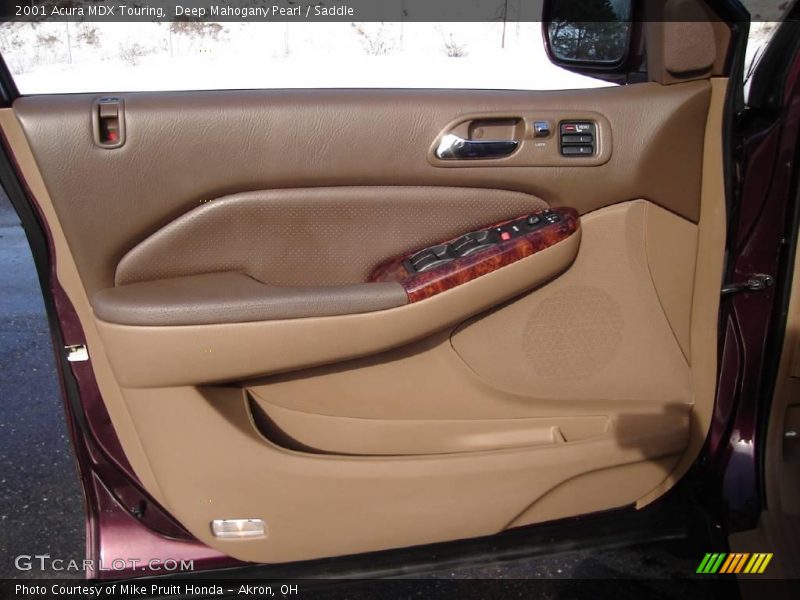 Deep Mahogany Pearl / Saddle 2001 Acura MDX Touring
