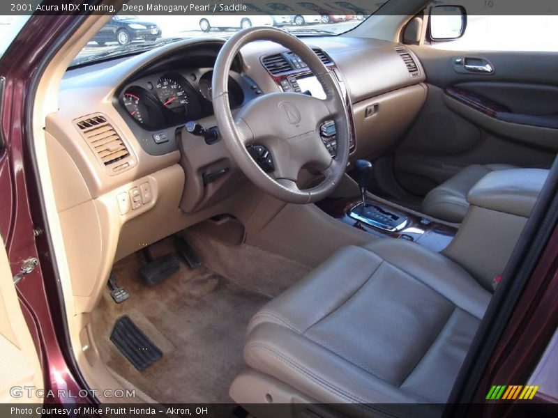 Deep Mahogany Pearl / Saddle 2001 Acura MDX Touring