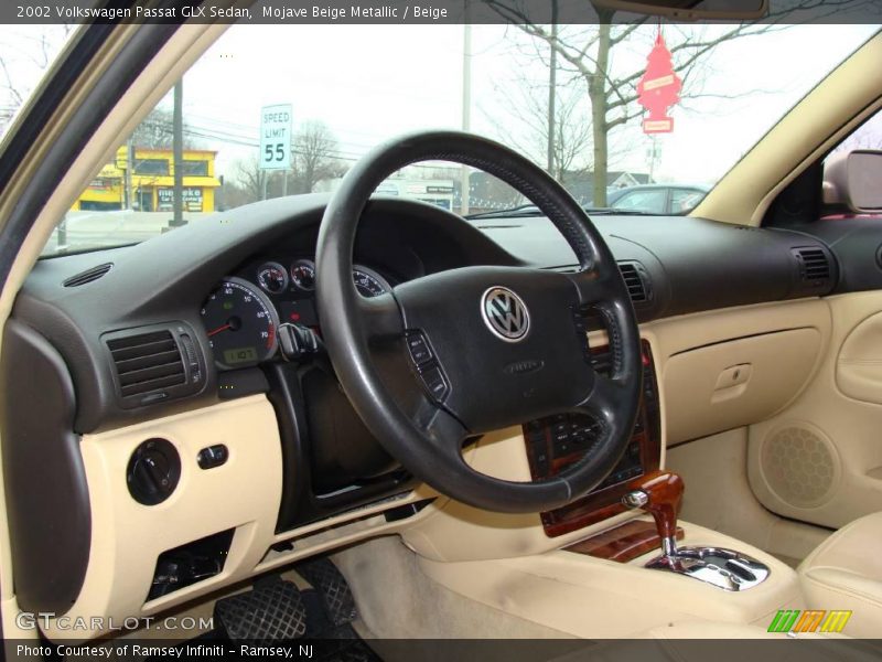 Mojave Beige Metallic / Beige 2002 Volkswagen Passat GLX Sedan