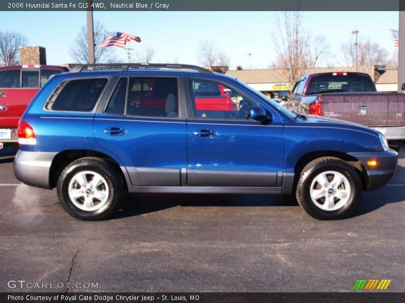 Nautical Blue / Gray 2006 Hyundai Santa Fe GLS 4WD