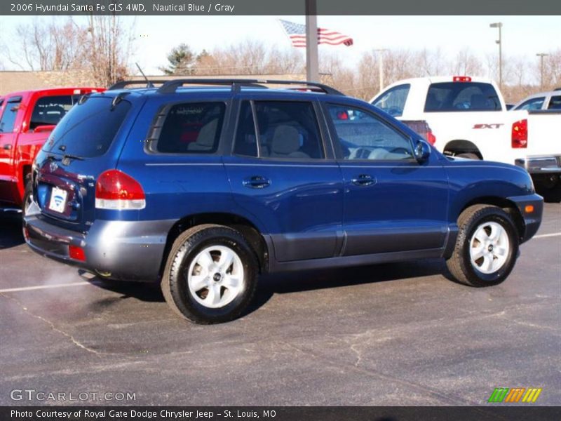 Nautical Blue / Gray 2006 Hyundai Santa Fe GLS 4WD