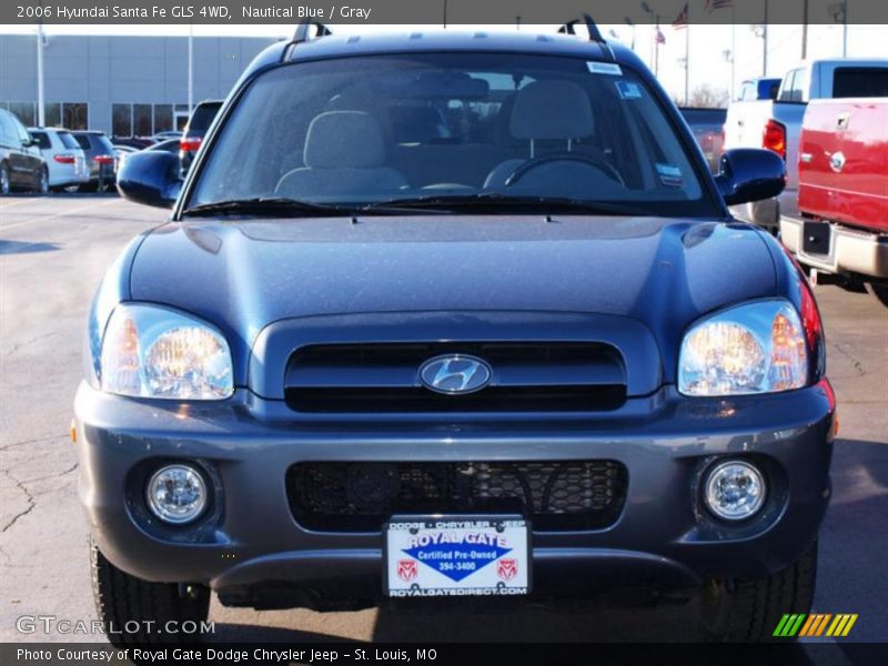 Nautical Blue / Gray 2006 Hyundai Santa Fe GLS 4WD