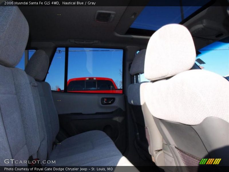 Nautical Blue / Gray 2006 Hyundai Santa Fe GLS 4WD