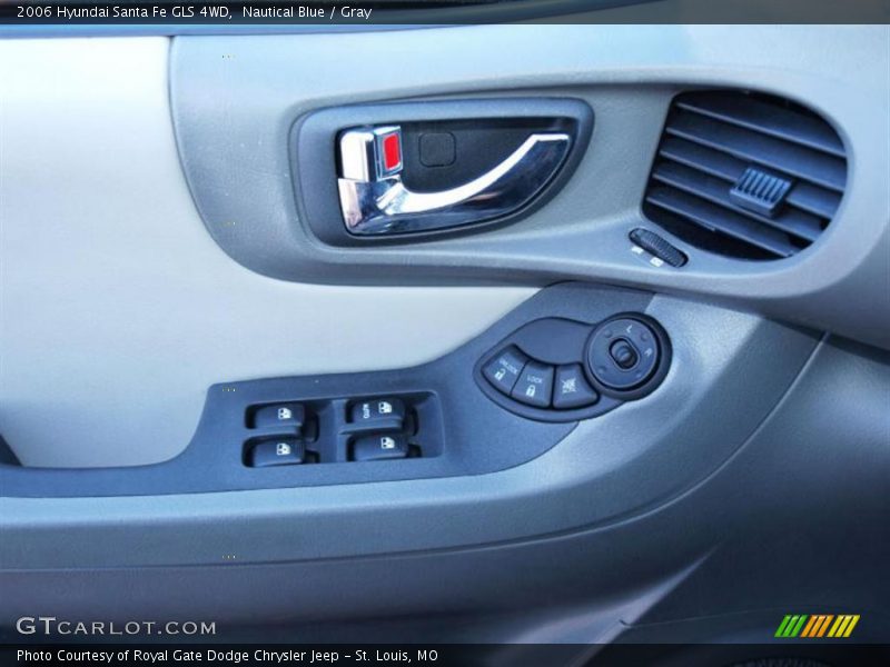 Nautical Blue / Gray 2006 Hyundai Santa Fe GLS 4WD