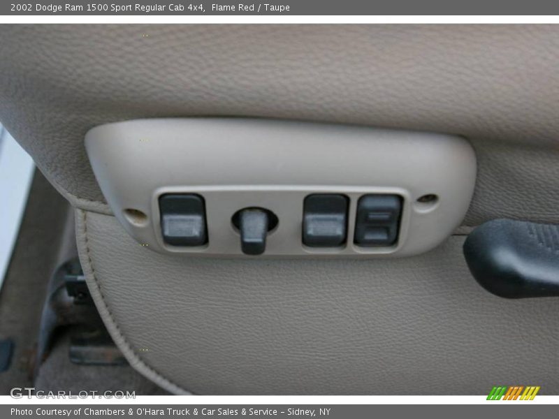 Flame Red / Taupe 2002 Dodge Ram 1500 Sport Regular Cab 4x4