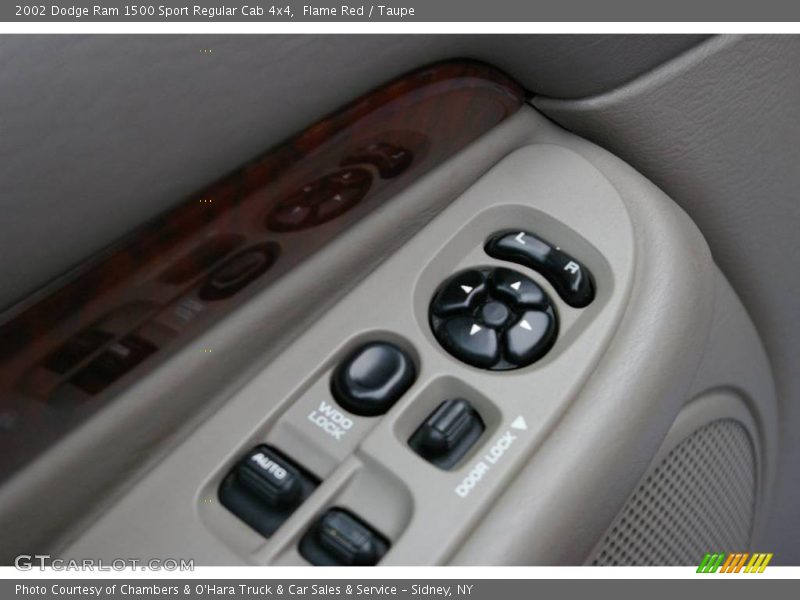 Flame Red / Taupe 2002 Dodge Ram 1500 Sport Regular Cab 4x4