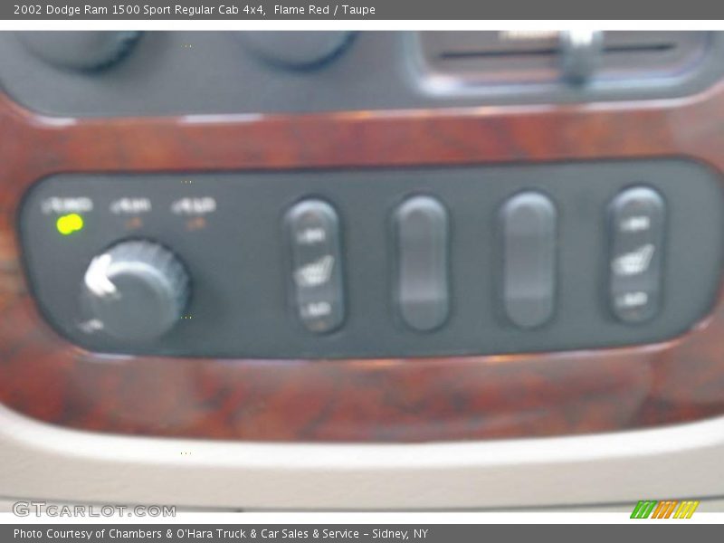 Flame Red / Taupe 2002 Dodge Ram 1500 Sport Regular Cab 4x4