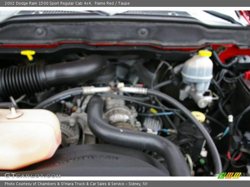 Flame Red / Taupe 2002 Dodge Ram 1500 Sport Regular Cab 4x4