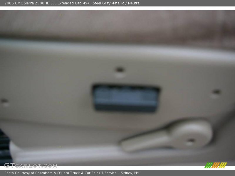 Steel Gray Metallic / Neutral 2006 GMC Sierra 2500HD SLE Extended Cab 4x4