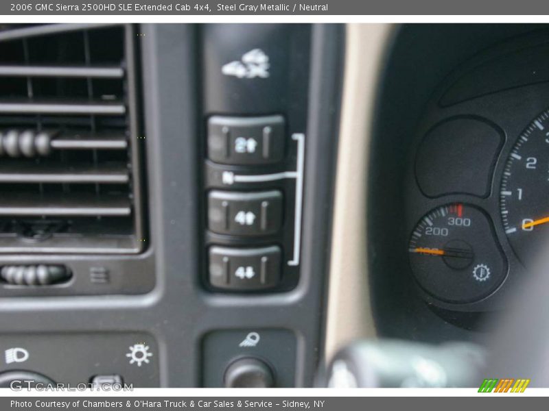 Steel Gray Metallic / Neutral 2006 GMC Sierra 2500HD SLE Extended Cab 4x4