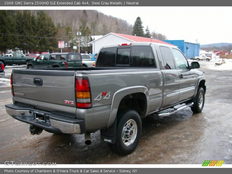 Steel Gray Metallic / Neutral 2006 GMC Sierra 2500HD SLE Extended Cab 4x4