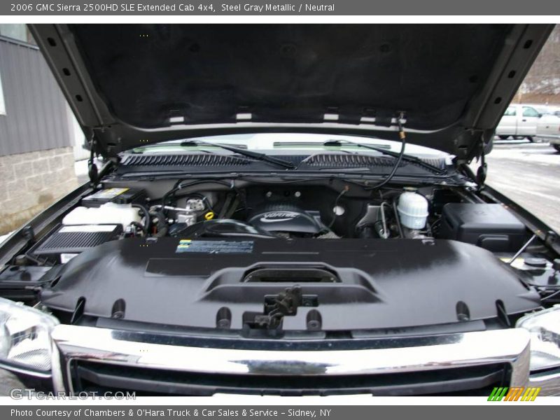 Steel Gray Metallic / Neutral 2006 GMC Sierra 2500HD SLE Extended Cab 4x4
