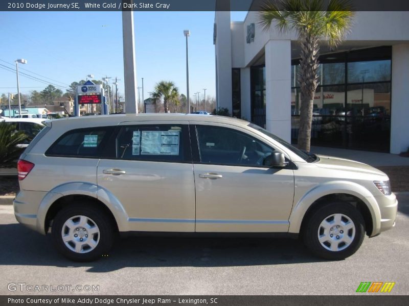 White Gold / Dark Slate Gray 2010 Dodge Journey SE