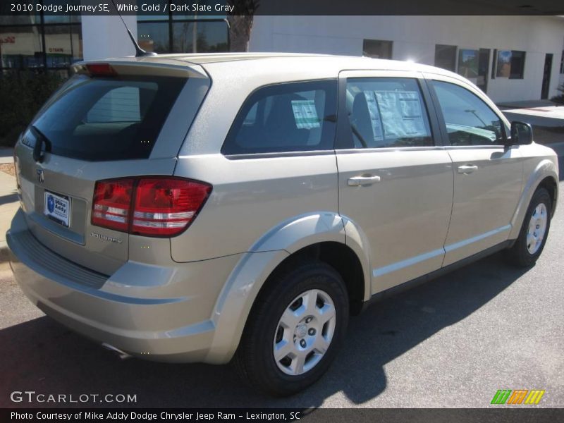 White Gold / Dark Slate Gray 2010 Dodge Journey SE