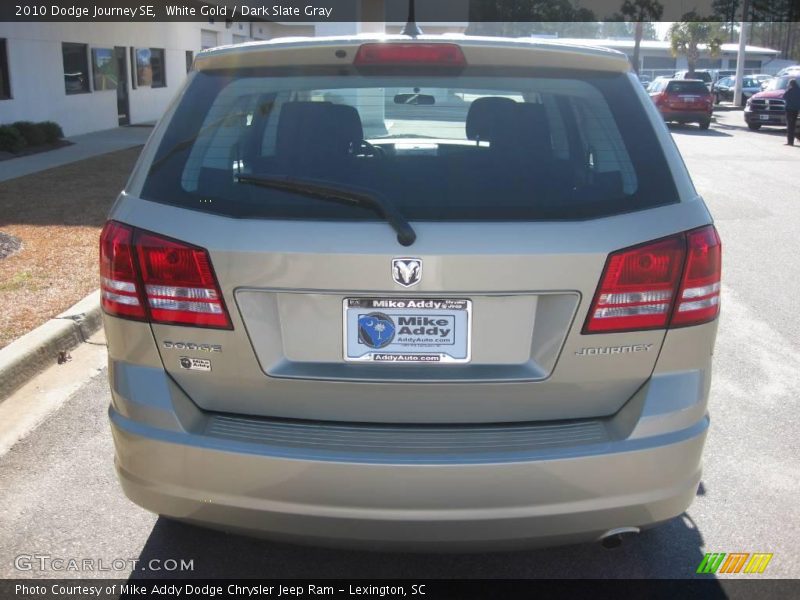 White Gold / Dark Slate Gray 2010 Dodge Journey SE