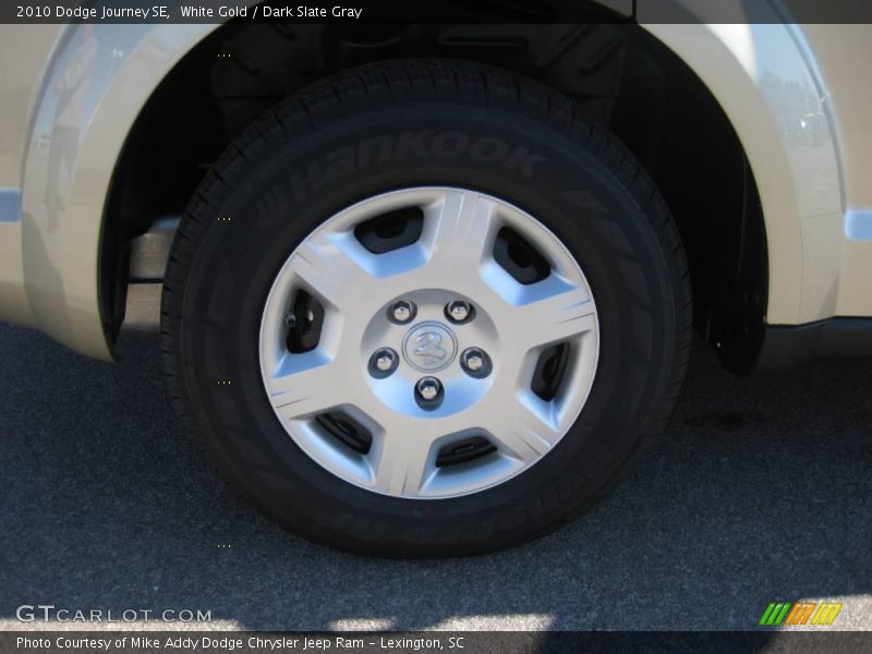 White Gold / Dark Slate Gray 2010 Dodge Journey SE