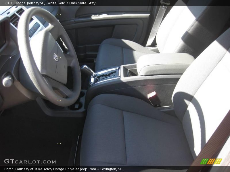 White Gold / Dark Slate Gray 2010 Dodge Journey SE