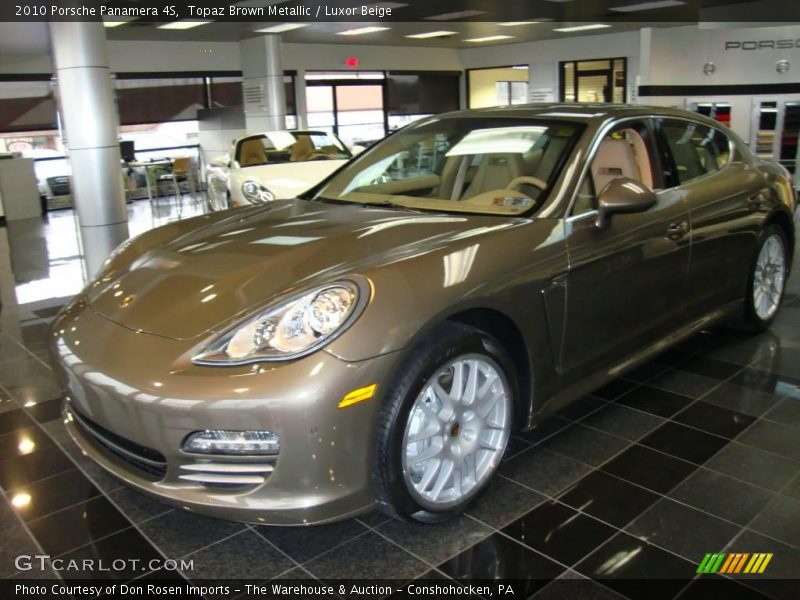 Topaz Brown Metallic / Luxor Beige 2010 Porsche Panamera 4S