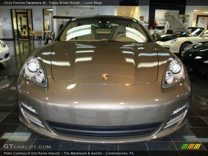 Topaz Brown Metallic / Luxor Beige 2010 Porsche Panamera 4S