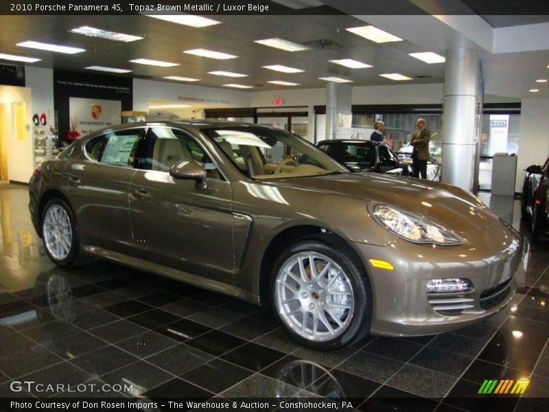 Topaz Brown Metallic / Luxor Beige 2010 Porsche Panamera 4S