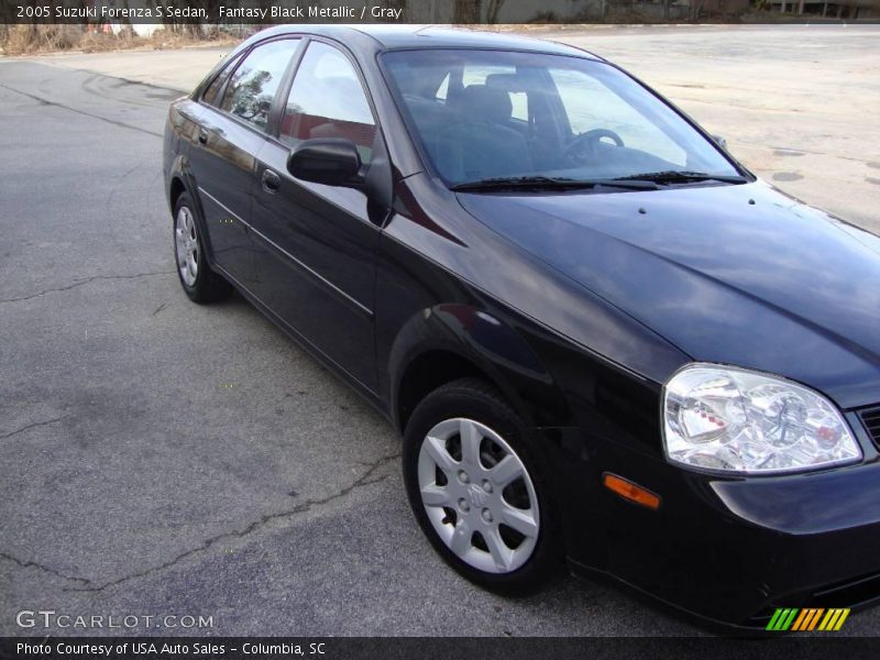Fantasy Black Metallic / Gray 2005 Suzuki Forenza S Sedan