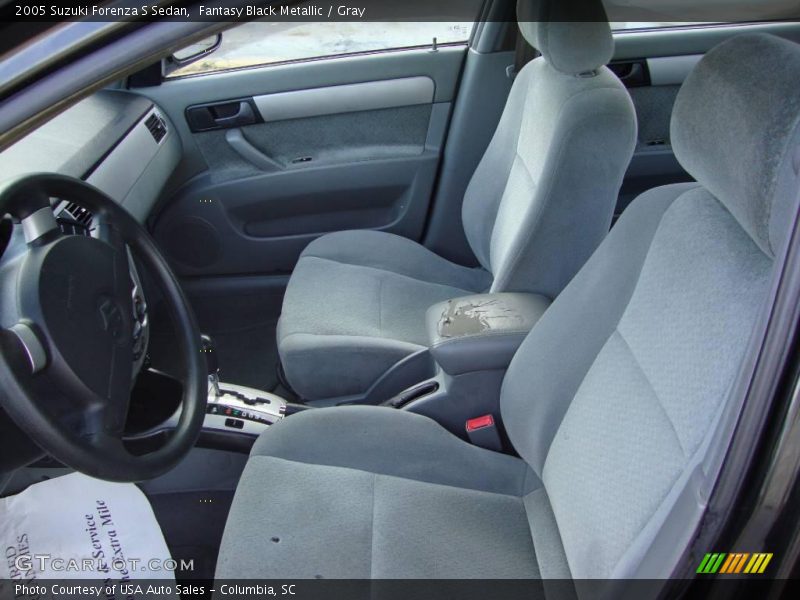Fantasy Black Metallic / Gray 2005 Suzuki Forenza S Sedan