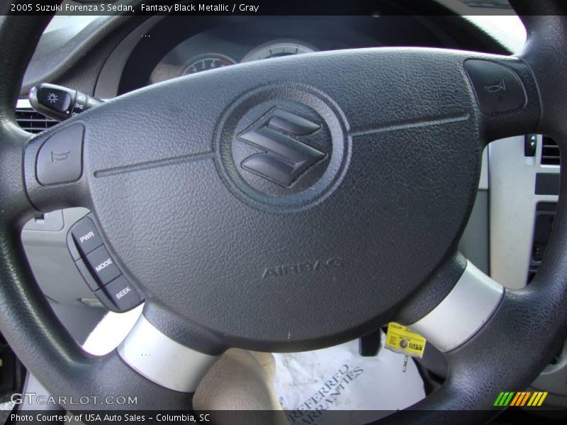 Fantasy Black Metallic / Gray 2005 Suzuki Forenza S Sedan