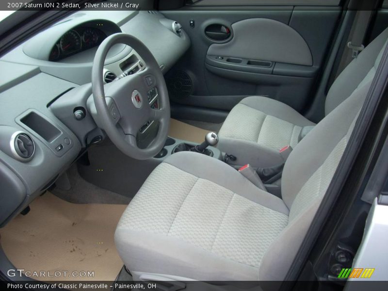 Silver Nickel / Gray 2007 Saturn ION 2 Sedan