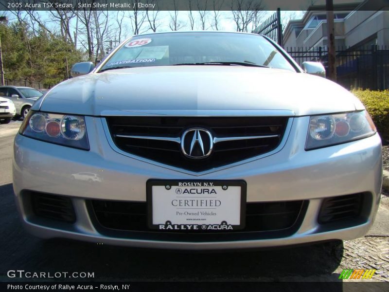 Satin Silver Metallic / Ebony 2005 Acura TSX Sedan