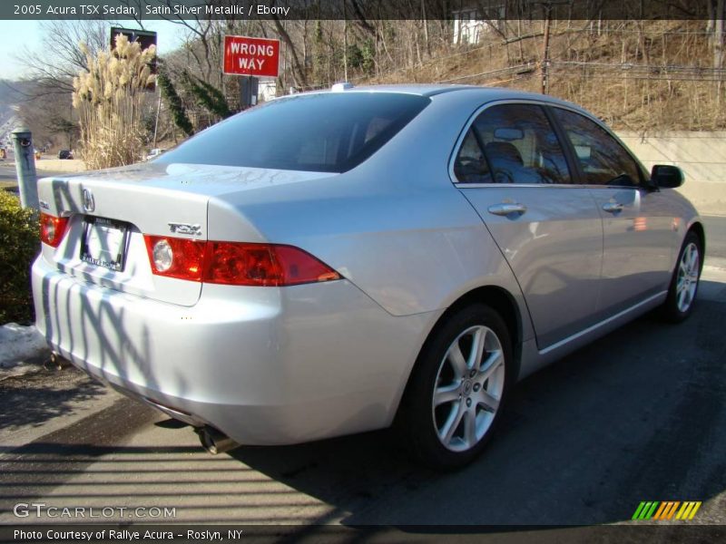 Satin Silver Metallic / Ebony 2005 Acura TSX Sedan