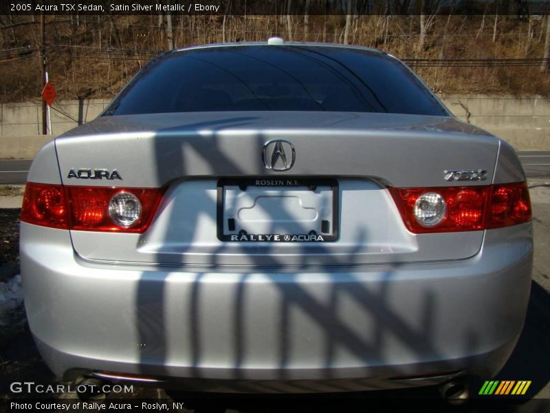 Satin Silver Metallic / Ebony 2005 Acura TSX Sedan