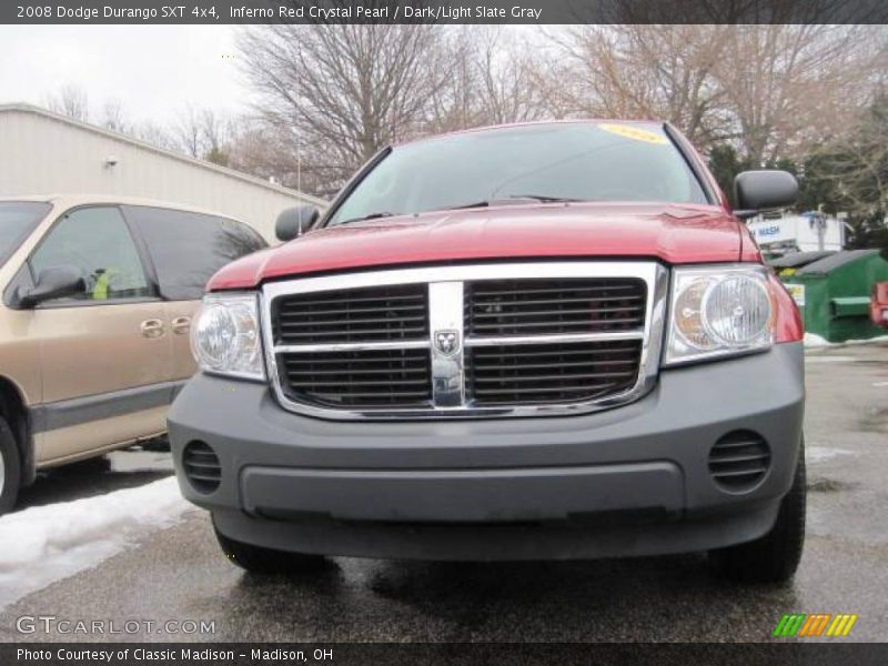 Inferno Red Crystal Pearl / Dark/Light Slate Gray 2008 Dodge Durango SXT 4x4