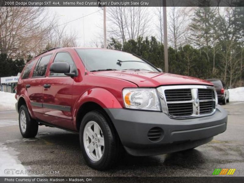 Inferno Red Crystal Pearl / Dark/Light Slate Gray 2008 Dodge Durango SXT 4x4