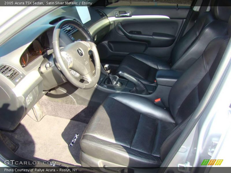 Satin Silver Metallic / Ebony 2005 Acura TSX Sedan