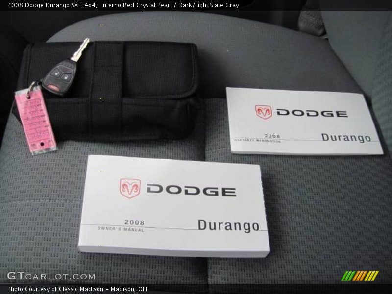 Inferno Red Crystal Pearl / Dark/Light Slate Gray 2008 Dodge Durango SXT 4x4