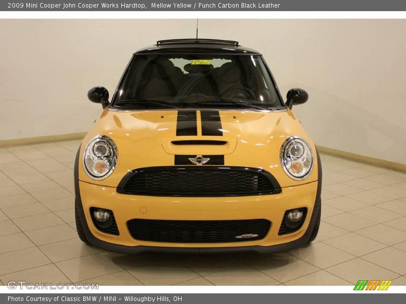 Mellow Yellow / Punch Carbon Black Leather 2009 Mini Cooper John Cooper Works Hardtop