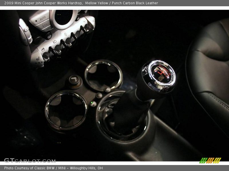Mellow Yellow / Punch Carbon Black Leather 2009 Mini Cooper John Cooper Works Hardtop