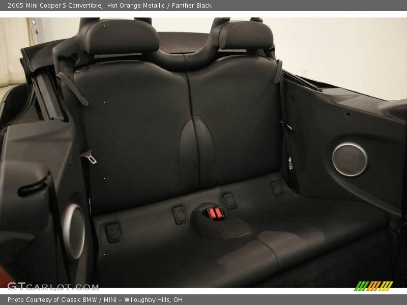 Hot Orange Metallic / Panther Black 2005 Mini Cooper S Convertible