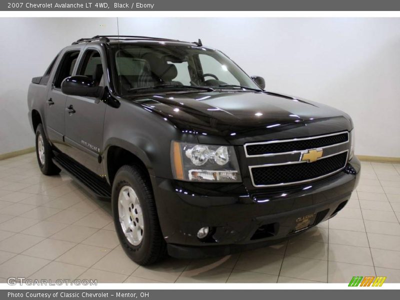 Black / Ebony 2007 Chevrolet Avalanche LT 4WD