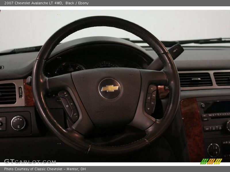 Black / Ebony 2007 Chevrolet Avalanche LT 4WD