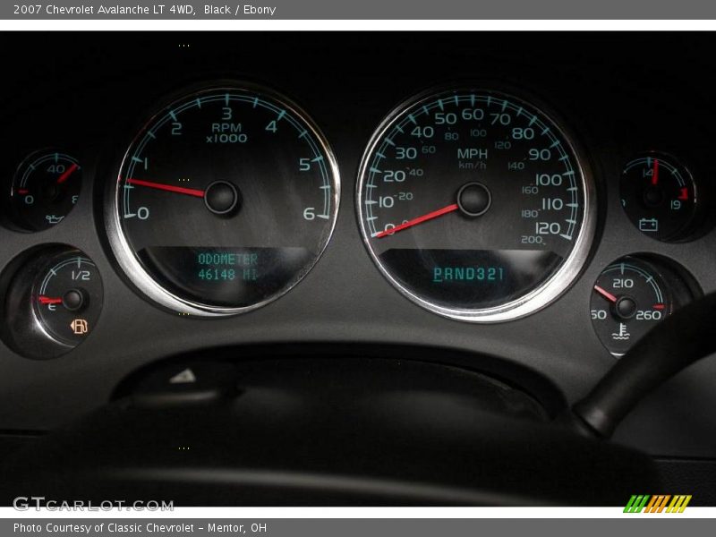 Black / Ebony 2007 Chevrolet Avalanche LT 4WD