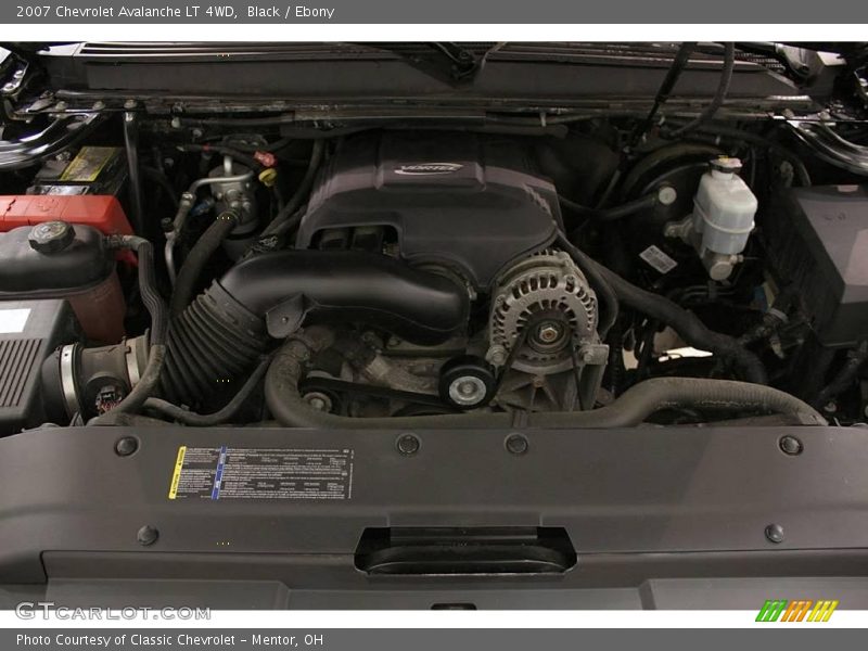 Black / Ebony 2007 Chevrolet Avalanche LT 4WD