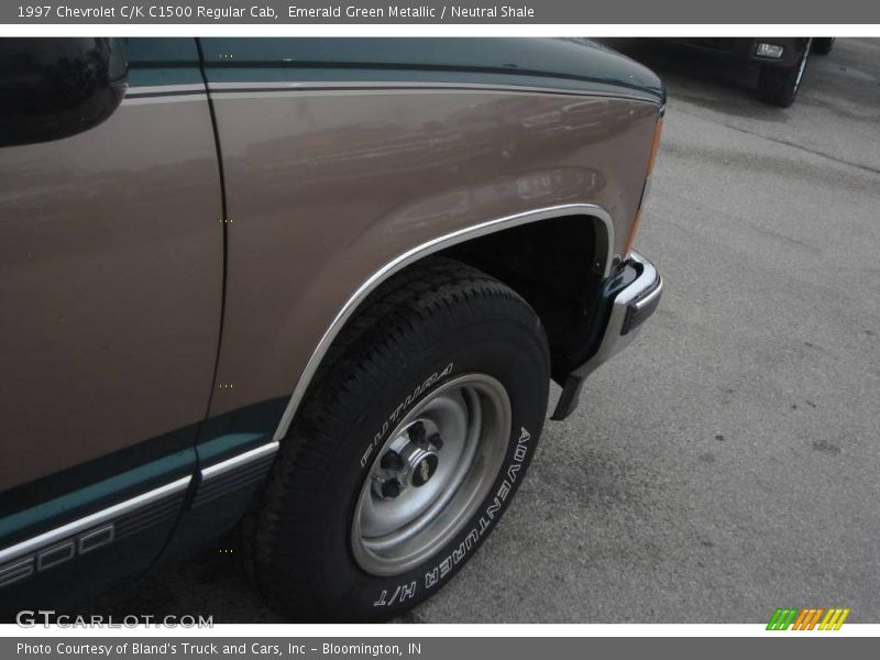 Emerald Green Metallic / Neutral Shale 1997 Chevrolet C/K C1500 Regular Cab