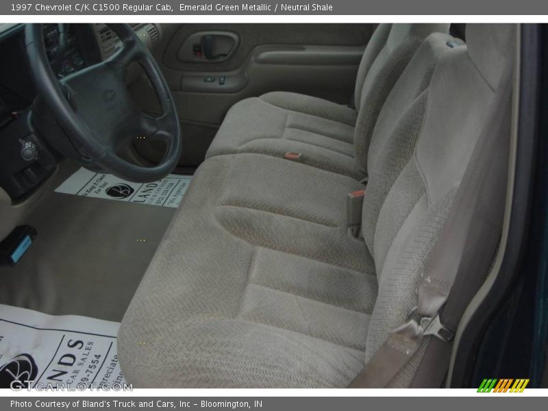 Emerald Green Metallic / Neutral Shale 1997 Chevrolet C/K C1500 Regular Cab