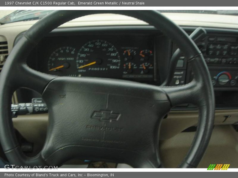 Emerald Green Metallic / Neutral Shale 1997 Chevrolet C/K C1500 Regular Cab