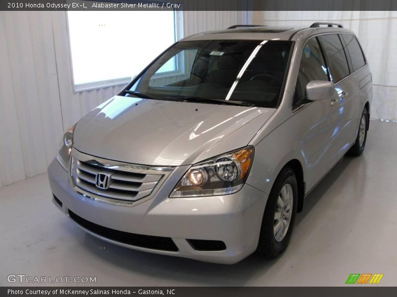 Alabaster Silver Metallic / Gray 2010 Honda Odyssey EX-L