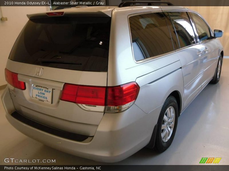 Alabaster Silver Metallic / Gray 2010 Honda Odyssey EX-L