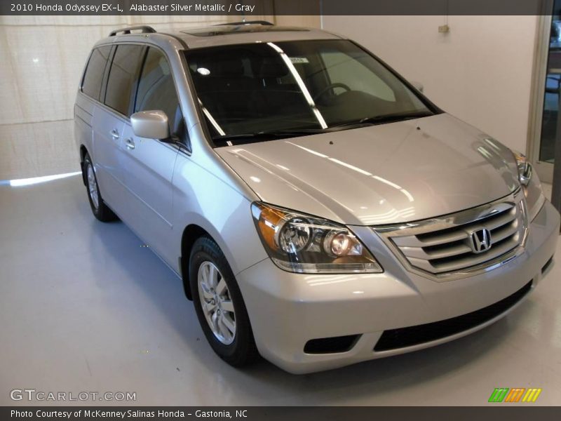 Alabaster Silver Metallic / Gray 2010 Honda Odyssey EX-L